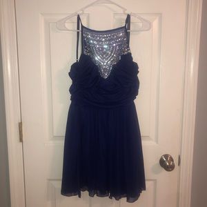 Dark blue homecoming Dress